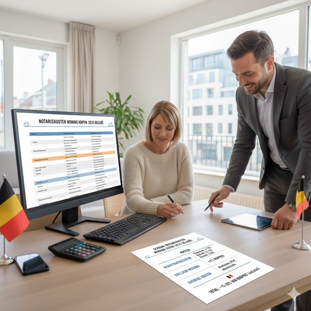 Notariskosten bij de aankoop van een woning in België: wat betaal je echt?