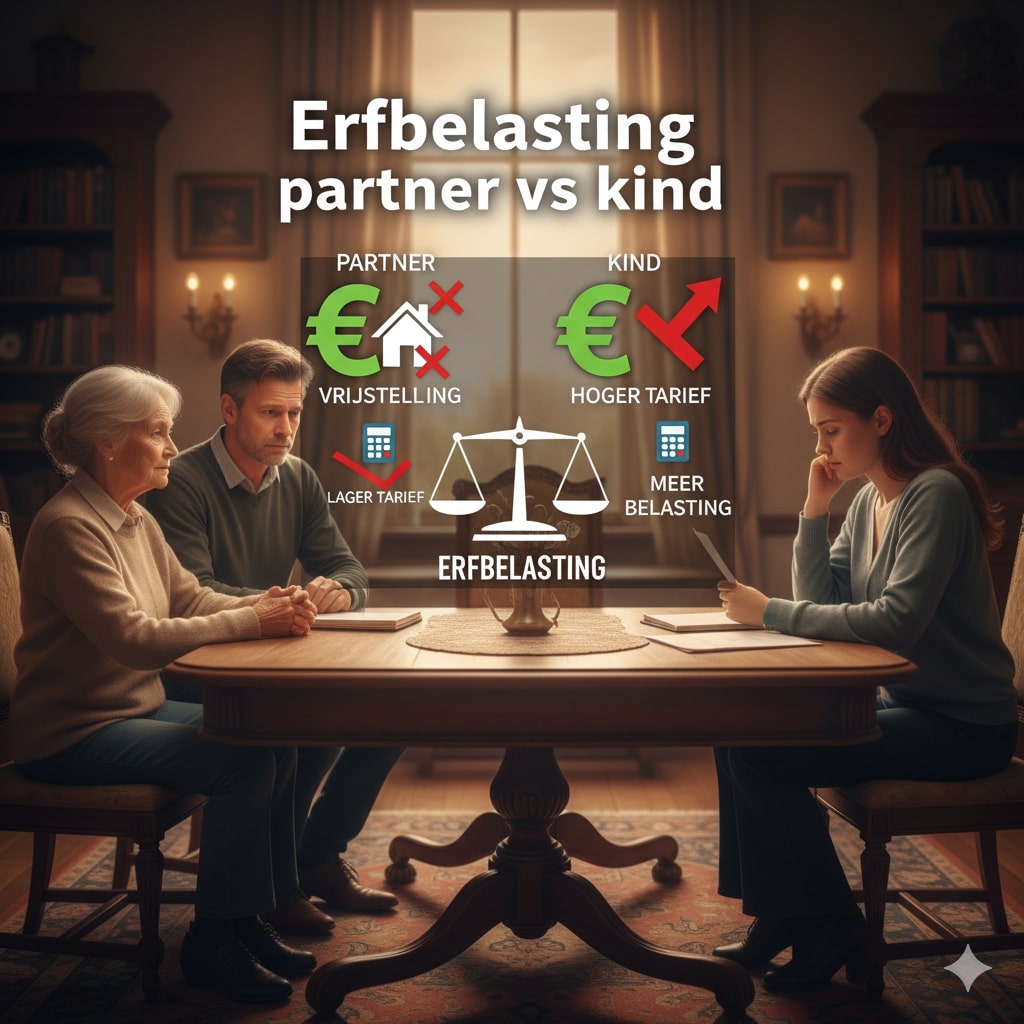 Erfbelasting Partner vs Kind in België – Complete Vergelijking & Voordelen