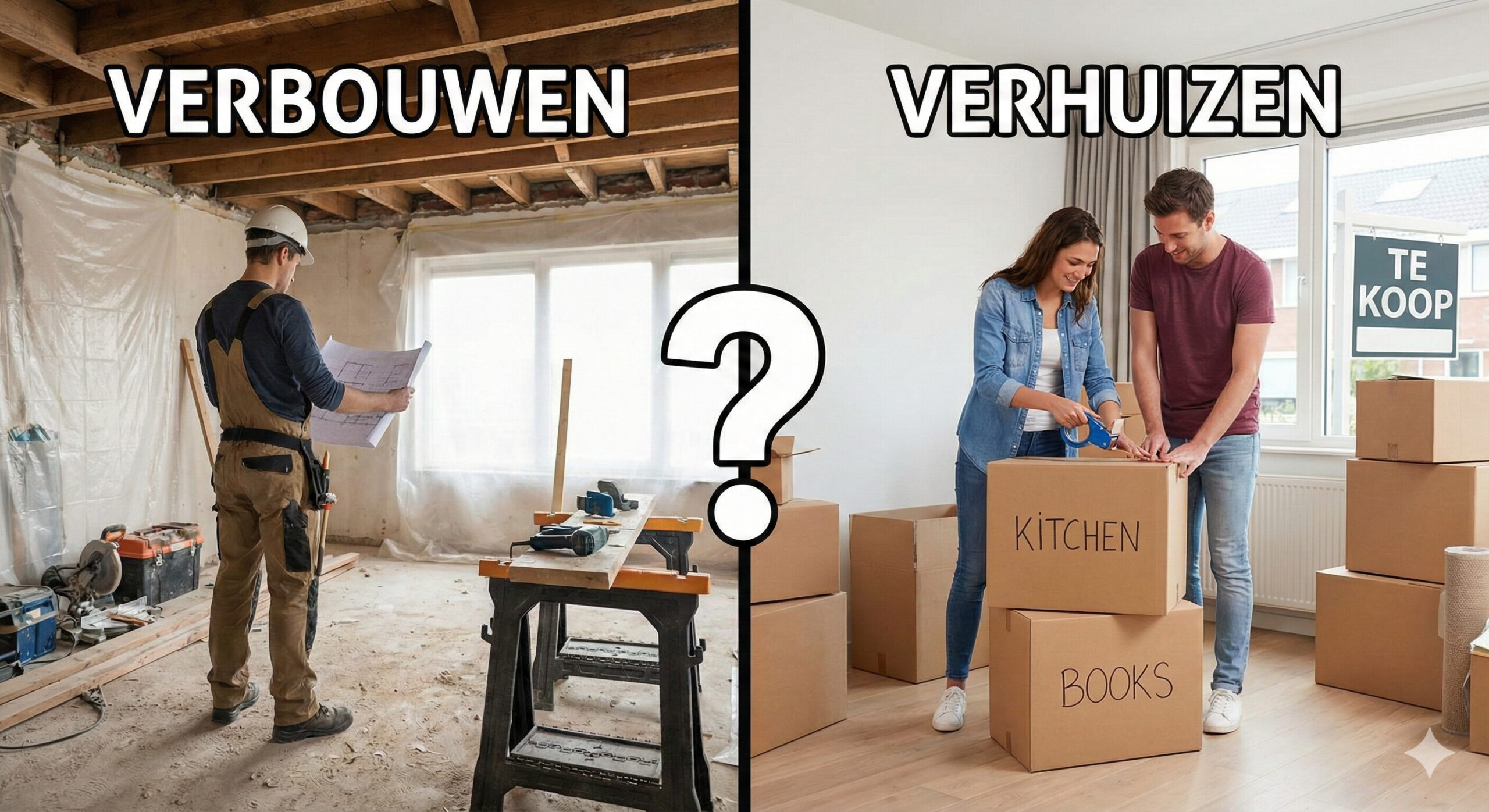 Verbouwen Of Verhuizen in België 2026 – Financiële & Praktische Vergelijking